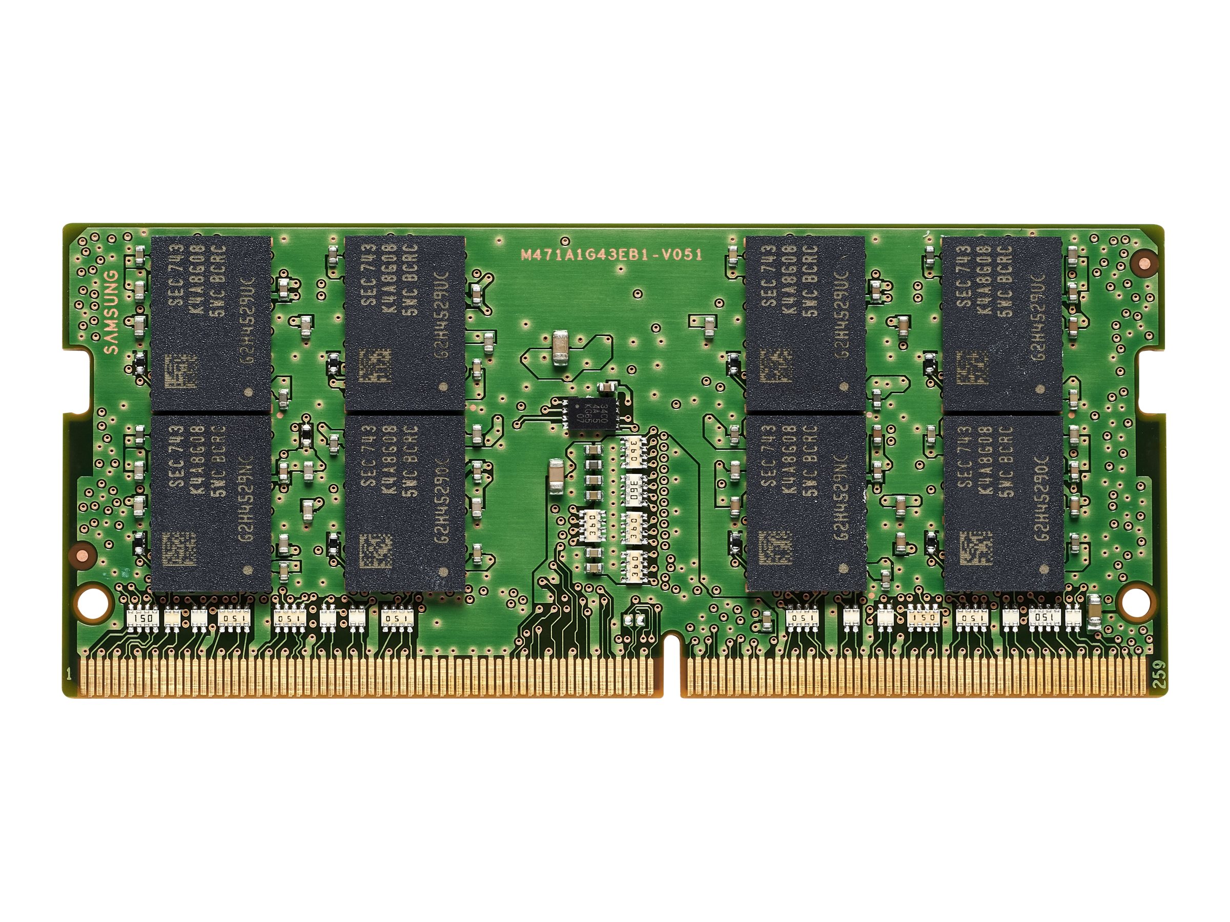 HP - DDR4 - module - 16 Go - SO DIMM 260 broches - 3200 MHz / PC4-25600 - 1.2 V - mémoire sans tampon - non ECC - pour EliteBook 645 G9, 650 G9, 655 G9, 835 G8, 845 G8, 855 G8; ProBook 455 G9, 450 G9, 635 Aero G8; ProBook x360 435 G9; ZBook 15v G5 Mobile Workstation (non-ECC), Power G8 (non-ECC); ZBook Firefly 14 G8 (non-ECC); ZBook Fury 15 G7 (non-ECC), Fury 15 G8 (non-ECC), 17 G7 (non-ECC), 17 G8 (non-ECC) - 286J1AA#AC3 - DDR4