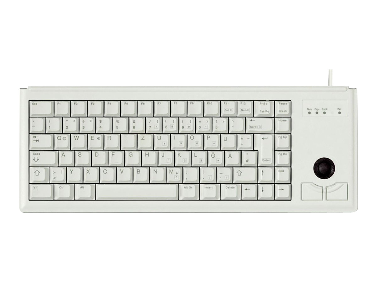 CHERRY Compact-Keyboard G84-4400 - Clavier - USB - Français - gris clair - G84-4400LUBFR-0 - Claviers