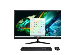 Acer Aspire C 27 C27-1800 - Tout-en-un - Core i5 12450H / jusqu'à 4.4 GHz - RAM 8 Go - SSD 512 Go - UHD Graphics - Gigabit Ethernet, IEEE 802.11ax (Wi-Fi 6E) - Bluetooth, 802.11a/b/g/n/ac/ax (Wi-Fi 6E) - Win 11 Home - moniteur : LED 27" 1920 x 1080 (Full HD) - noir - DQ.BM3EF.008 - Ordinateurs de bureau