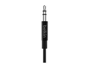 Belkin RockStar - Câble audio - 24 pin USB-C mâle pour mini-phone stereo 3.5 mm mâle - 91.4 cm - noir - F7U079BT03-BLK - Câbles audio