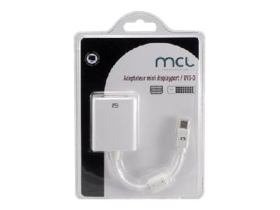 MCL Samar - Adaptateur DisplayPort - Mini DisplayPort (M) pour DVI-D (F) - 10 cm - CG-293CZ - Câbles pour périphérique