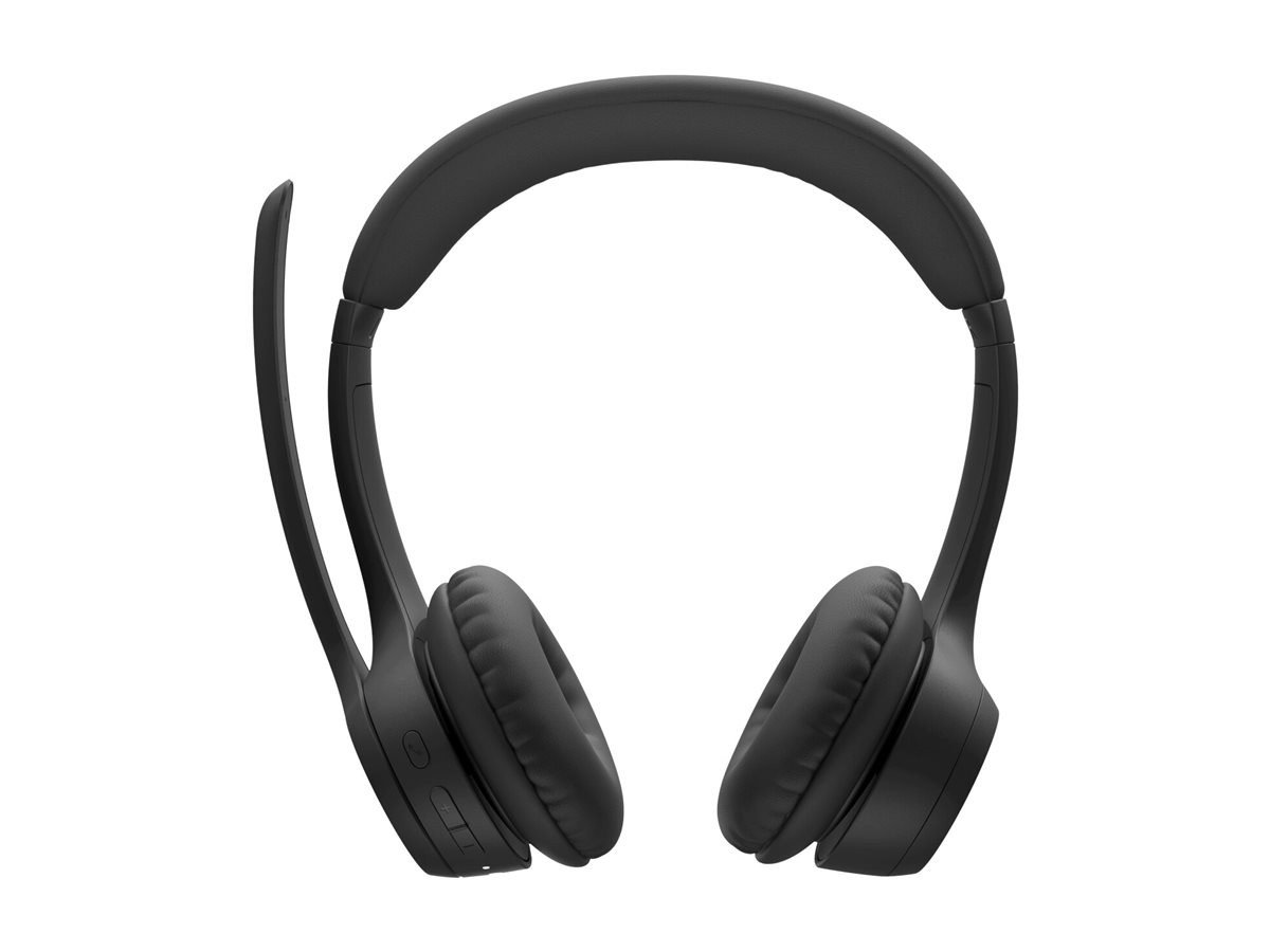 Logitech Zone 305 - Micro-casque - sur-oreille - Bluetooth - sans fil - USB-C via un adaptateur Bluetooth - isolation acoustique - Certifié pour Zoom Rooms, Certifié Google Meet, Works With Chromebook Certified, Works With Google Voice - 981-001453 - Écouteurs