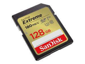 SanDisk - Carte mémoire flash (adaptateur microSDXC vers SD inclus(e)) - 128 Go - Video Class V30 / UHS-I U3 / Class10 - microSDXC UHS-I - SDSDXVA-128G-GNCIN - Cartes flash