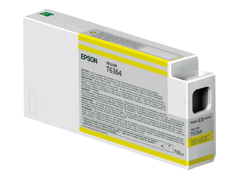 Epson UltraChrome HDR - 700 ml - jaune - original - cartouche d'encre - pour Stylus Pro 7700, Pro 7890, Pro 7900, Pro 9700, Pro 9890, Pro 9900, Pro WT7900 - C13T636400 - Cartouches d'imprimante