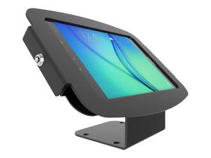 Compulocks Galaxy Tab A 10.1" (2019) Support de comptoir 360 pivotant et inclinable avec boîtier Space noir. - Kit de montage (support, enceinte) - pour tablette - verrouillable - aluminium de haute qualité - noir - Taille d'écran : 10.1" - dessus de comptoir - pour Samsung Galaxy Tab A (2019) (10.1 ") - 303B1910GASB - Accessoires pour ordinateur portable et tablette