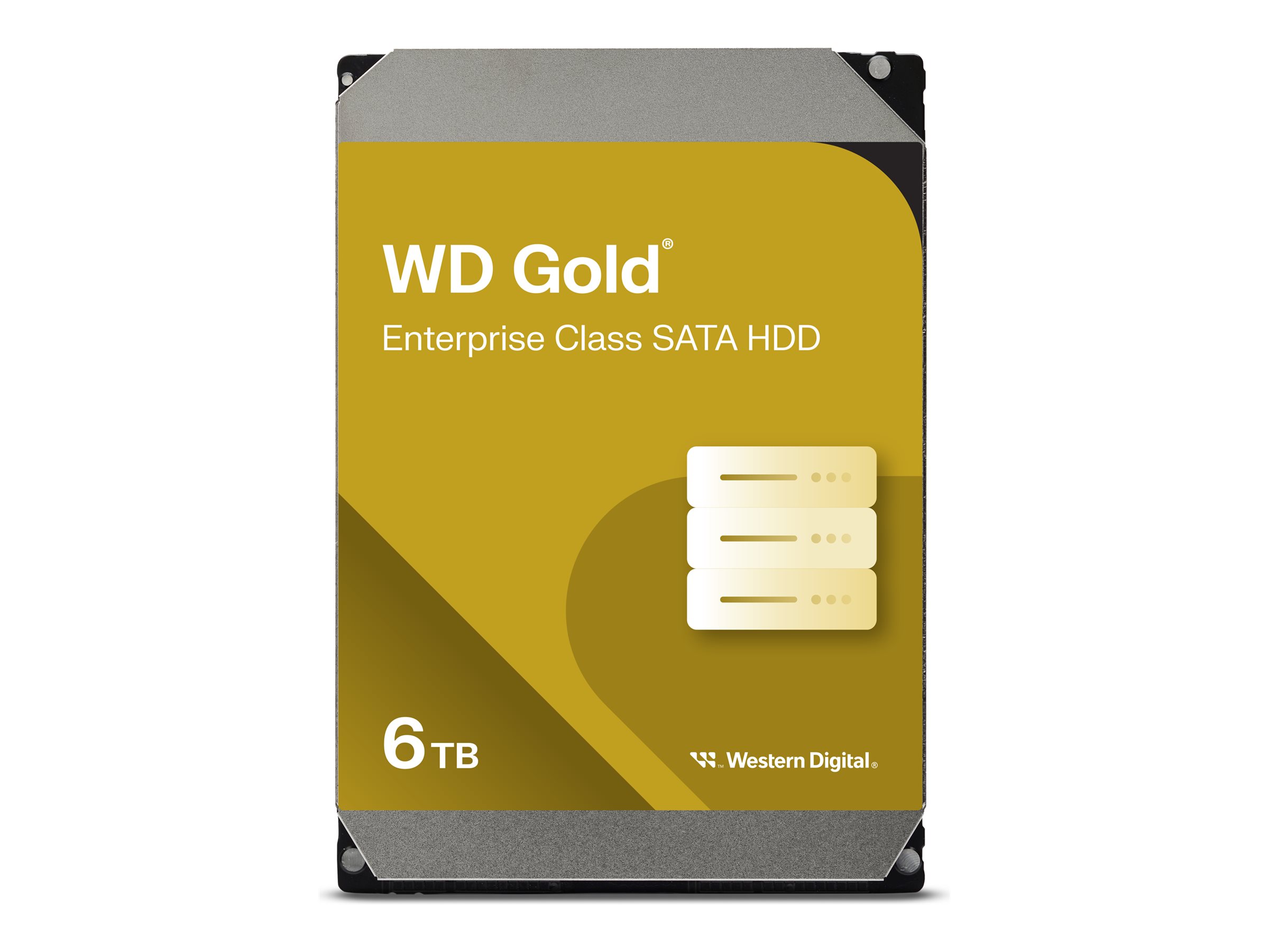 WD Gold WD6004FRYZ - Disque dur - Enterprise - 6 To - interne - 3.5" - SATA 6Gb/s - 7200 tours/min - mémoire tampon : 256 Mo - WD6004FRYZ - Disques durs internes