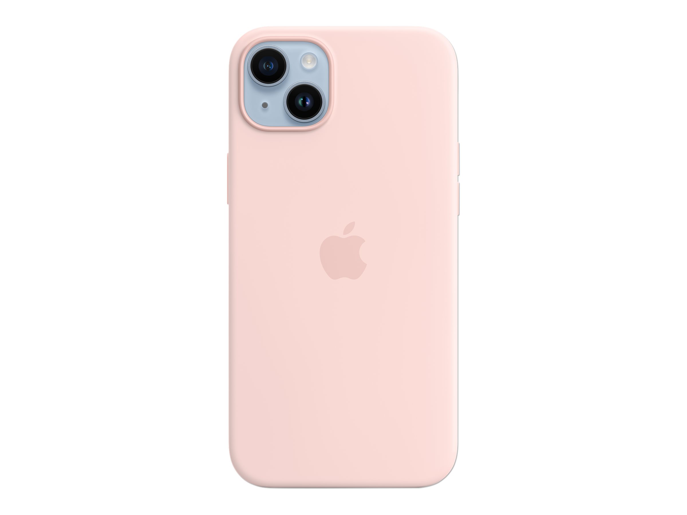 Apple - Coque de protection pour téléphone portable - compatibilité avec MagSafe - silicone - rose craie - pour iPhone 14 Plus - MPT73ZM/A - Coques et étuis pour téléphone portable