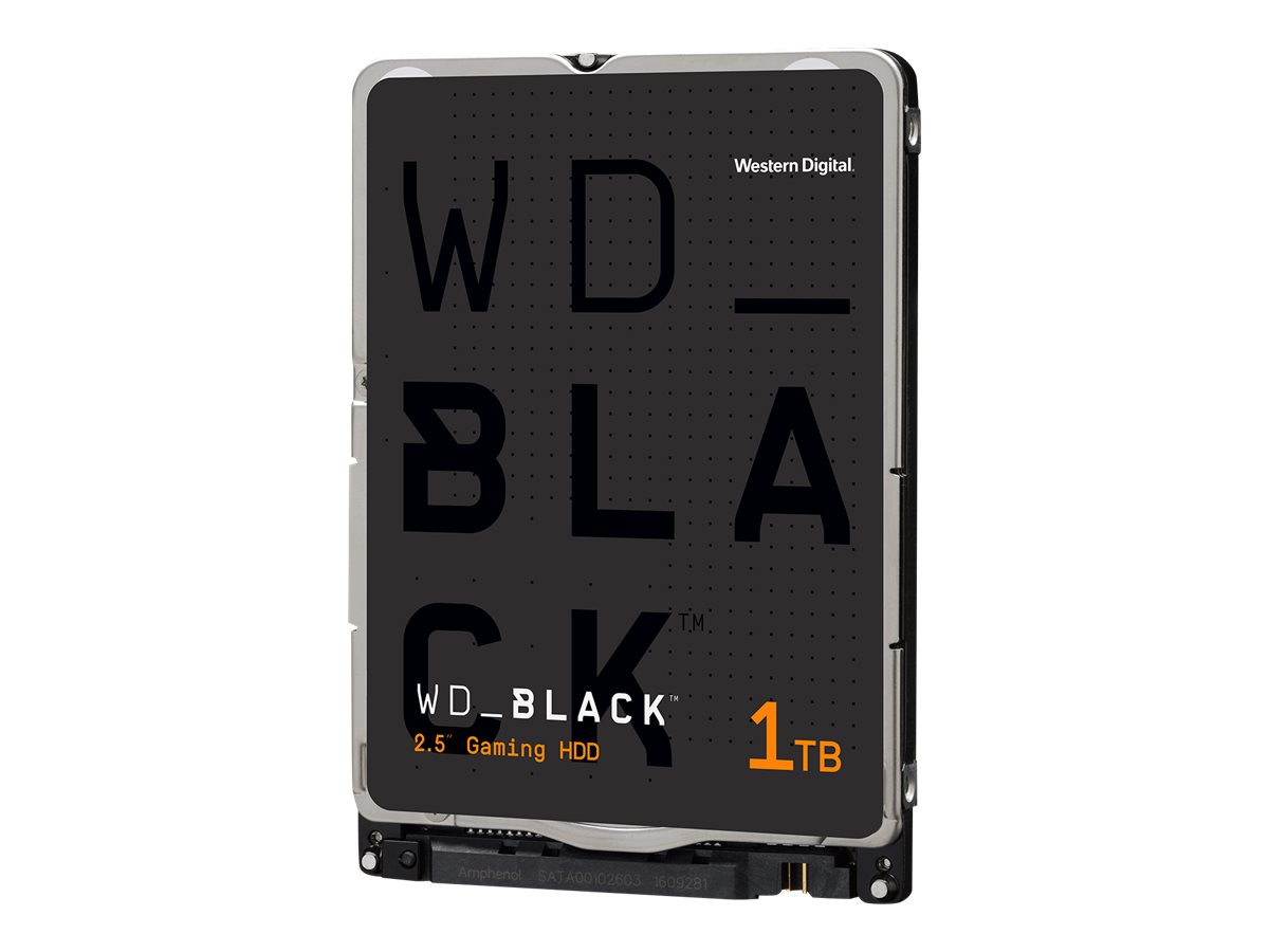 WD Black WD10SPSX - Disque dur - 1 To - interne - 2.5" - SATA 6Gb/s - 7200 tours/min - mémoire tampon : 64 Mo - WD10SPSX - Disques durs internes