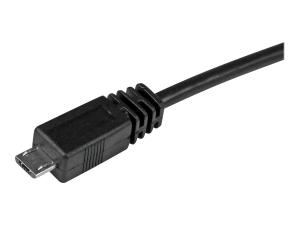 StarTech.com Câble USB 2.0 A vers Micro B de 2 m - Cordon USB A vers USB Micro B - M/M - Câble USB - USB (M) pour Micro-USB de type B (M) - USB 2.0 - 2 m - noir - UUSBHAUB2M - Câbles USB