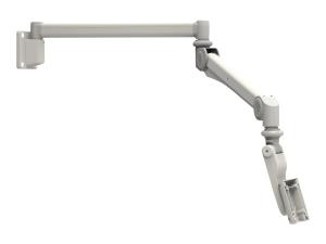 Compulocks Bras de moniteur articulé extra long de qualité médicale VESA blanc - Kit de montage (bras articulé) - pour écran LCD / tablette - médical - blanc - montable sur mur - pour P/N: UCLGVWMB - 1050MAAW - Accessoires pour écran