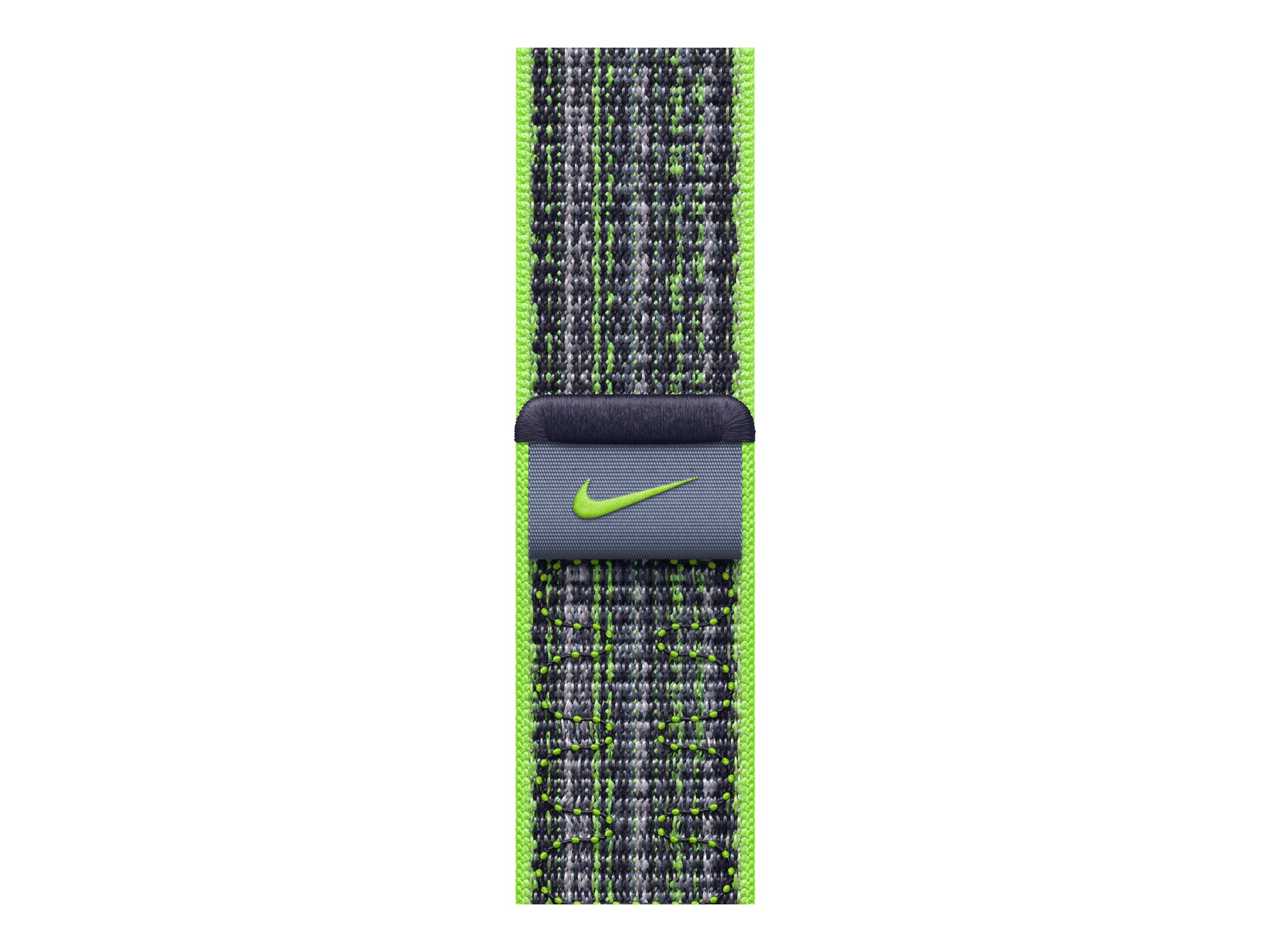 Apple Nike - Boucle pour montre intelligente - 41 mm - 130 - 190 mm - vert brillant/bleu - MTL03ZM/A - accessoires divers