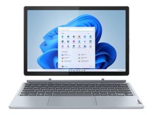 Lenovo IdeaPad Duet 5 12IRU8 83B3 - Tablette - avec clavier détachable - Intel Core i5 - 1335U / jusqu'à 4.6 GHz - Win 11 Pro - Carte graphique Intel Iris Xe - 8 Go RAM - 256 Go SSD NVMe - 12.4" LTPS écran tactile 2560 x 1600 (2,5 K) - Wi-Fi 6E, Bluetooth - gris orage - clavier : Français - 83B3006UFR - Tablettes et appareils portables