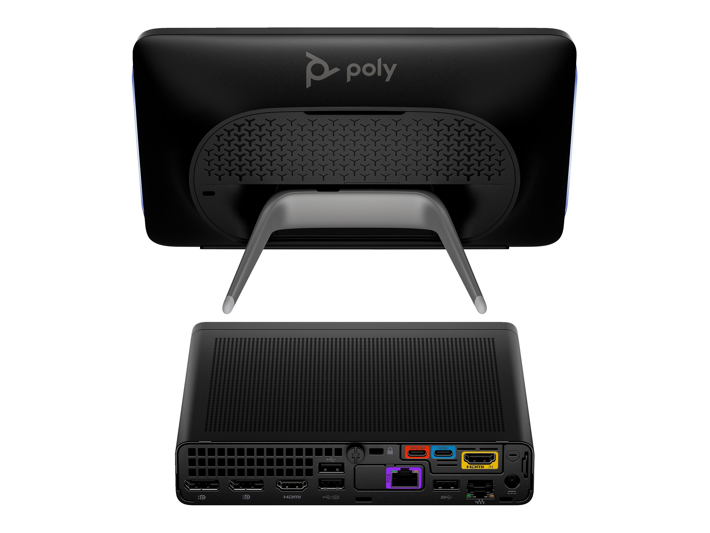 Poly Studio - Pour Microsoft Teams - Base Kit G9 Plus - kit de vidéo-conférence (contrôleur tactile Poly TC10, HP Mini PC IP conférence) - A3LU8AA#ABB - Audio et visioconférences