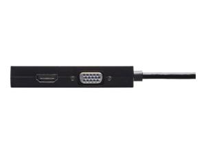 Eaton Tripp Lite Series DisplayPort to VGA / DVI / HDMI 4K x 2K @ 24/30Hz Adapter Converter - Convertisseur vidéo - DisplayPort - DVI, HDMI, VGA - P136-06N-HDV-4K - Convertisseurs vidéo