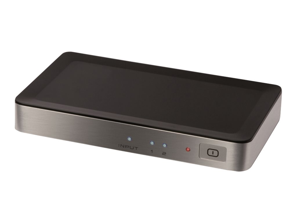 Uniformatic - Répartiteur vidéo/audio - 2 x HDMI - de bureau - 73600 - Commutateurs audio et vidéo
