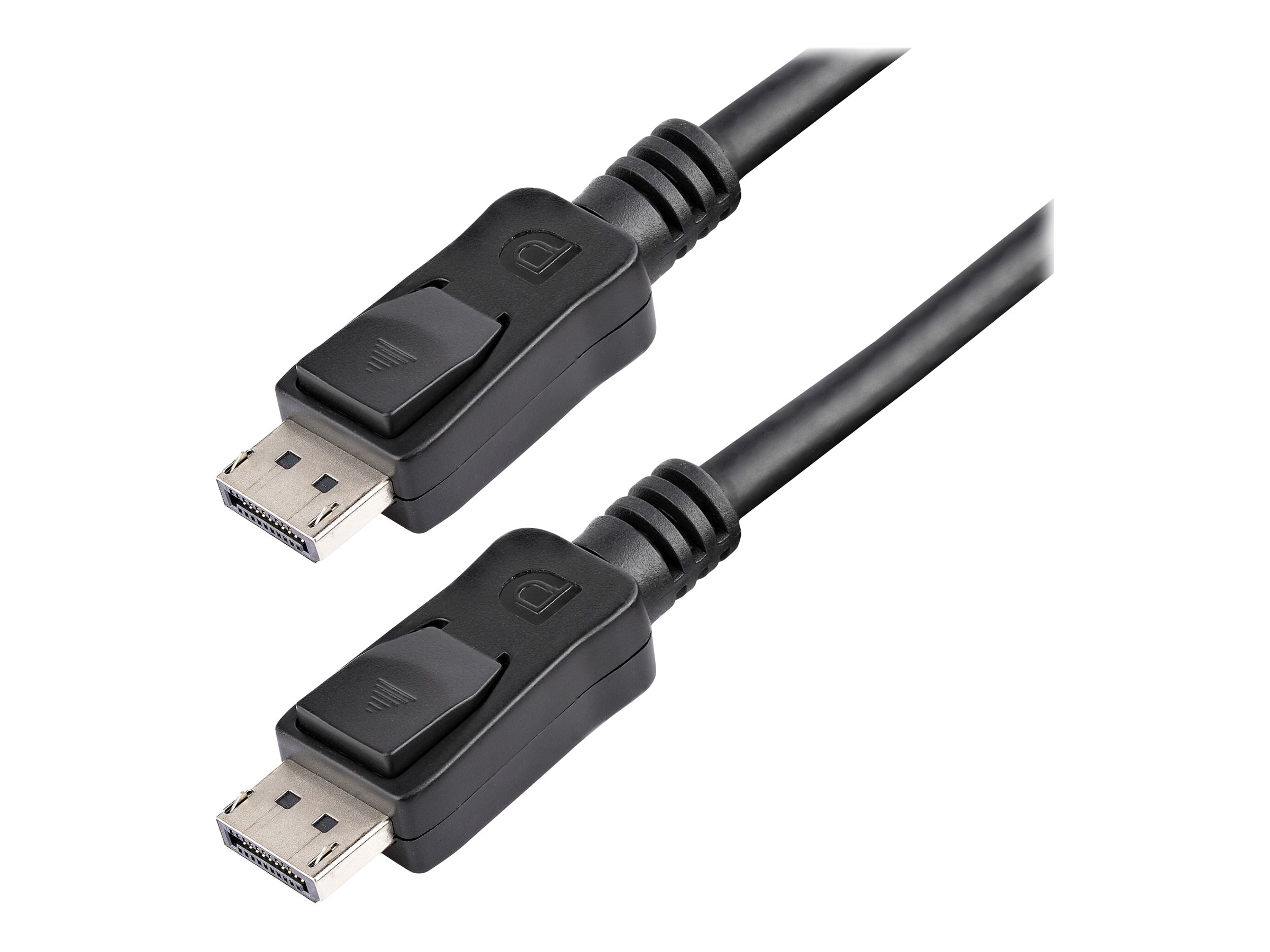 StarTech.com Câble DisplayPort Mâle vers Mâle avec verrouillage  - Cordon DP M / M - 7m - Câble DisplayPort - DisplayPort (M) pour DisplayPort (M) - 7 m - verrouillé - noir - DISPL7M - Câbles vidéo