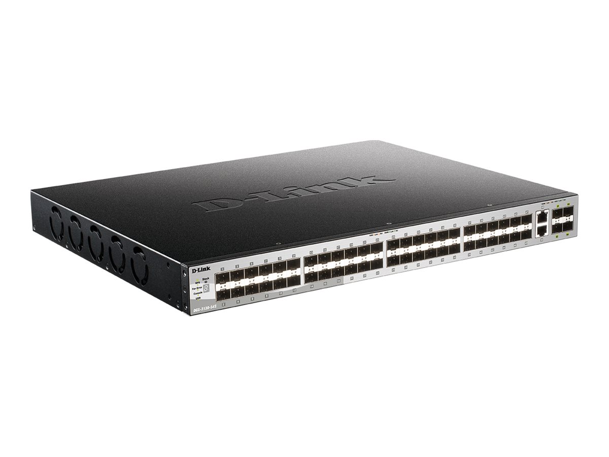 D-Link DGS 3130-54S - Commutateur - L3 Lite - Géré - 48 x SFP + 2 x 10 Gigabit Ethernet + 4 x 10 Gigabit SFP+ - DGS-3130-54S/E - Concentrateurs et commutateurs gigabit