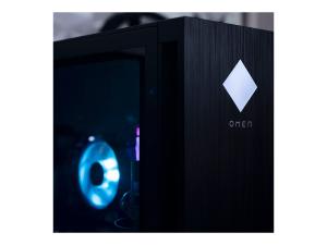 OMEN 25L by HP GT14-0114nf - microATX - Ryzen 7 5700G / jusqu'à 4.6 GHz - RAM 16 Go - SSD 512 Go - NVMe, TLC - GeForce RTX 4070 Ti - Gigabit Ethernet, Bluetooth 5.2, IEEE 802.11ax (Wi-Fi 6) - 802.11a/b/g/n/ac/ax, Bluetooth 5.2 - FreeDOS - moniteur : aucun - noir, logo chrome foncé, finition verticale brossée - 873K4EA#ABF - Ordinateurs de bureau