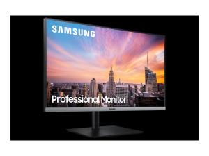 Samsung S27R650FDR - SR65 Series - écran LED - 27" - 1920 x 1080 Full HD (1080p) @ 75 Hz - IPS - 250 cd/m² - 1000:1 - 5 ms - HDMI, VGA, DisplayPort - bleu foncé/gris - LS27R650FDRXEN - Écrans d'ordinateur