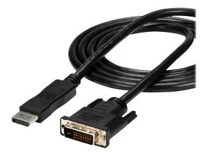 StarTech.com Câble Adapteur DisplayPort™ vers DVI de 1,8m - Mâle / Mâle - 1x DisplayPort (M) - 1x DVI-D (M) - 1920x1200 - Noir - Câble DisplayPort - DisplayPort (M) pour DVI-D (M) - 1.8 m - noir - pour P/N: DPPNLFM3, DPPNLFM3PW - DP2DVIMM6 - Câbles vidéo