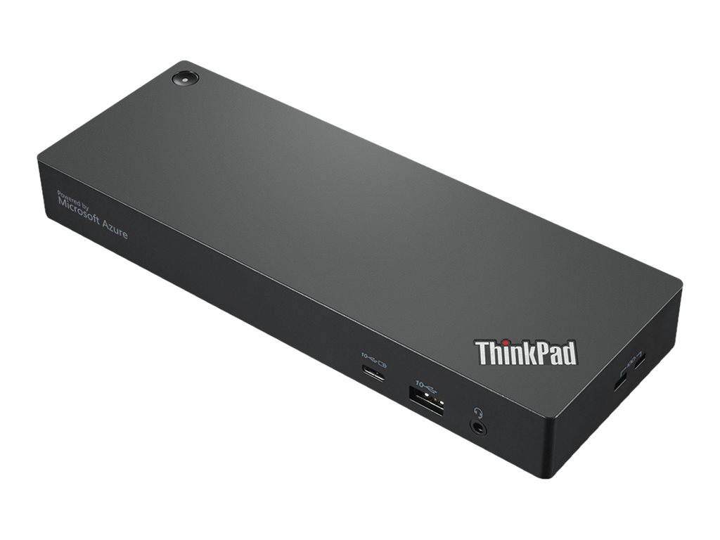 Lenovo ThinkPad Universal Thunderbolt 4 Smart Dock - Station d'accueil - Thunderbolt 4 - HDMI, 2 x DP, Thunderbolt - 1GbE - 135 Watt - Campus - Europe - pour ThinkPad P16s Gen 1; T15p Gen 2; T16 Gen 1; X1 Extreme Gen 4; X1 Nano Gen 2; X13 Gen 2 - 40B10135EU - Stations d'accueil pour ordinateur portable