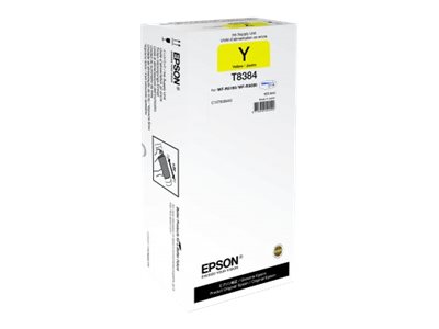 Epson T8384 - 167.4 ml - jaune - original - recharge d'encre - pour WorkForce Pro WF-R5190, WF-R5190DTW, WF-R5690, WF-R5690DTWF, WF-R5690DTWFL - C13T838440 - Cartouches d'encre Epson