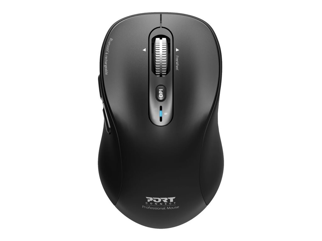 PORT Connect Professional EXPERT - Souris - rechargeable - optique - 6 boutons - sans fil - Bluetooth - 900720 - Souris