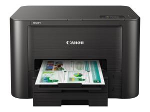 Canon MAXIFY iB4150 - Imprimante - couleur - Recto-verso - jet d'encre - A4/Legal - 600 x 1 200 ppp - jusqu'à 24 ipm (mono) / jusqu'à 15.5 ipm (couleur) - capacité : 500 feuilles - USB 2.0, LAN, Wi-Fi(n) - 0972C006 - Imprimantes jet d'encre