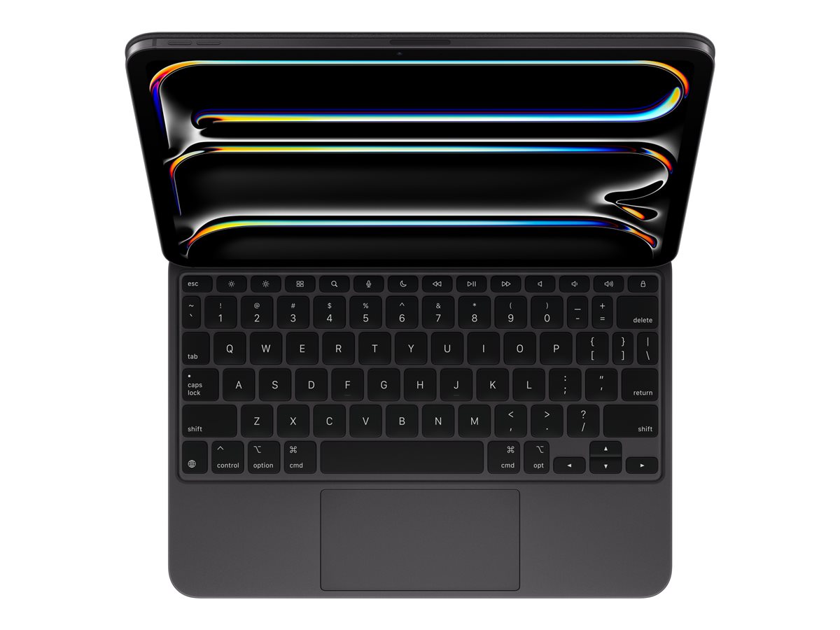Apple Magic Keyboard - Clavier et étui - avec trackpad - rétroéclairé - Apple Smart connector - QWERTY - US - noir - MWR23LB/A - Claviers