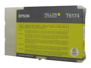 Epson T6174 - 100 ml - haute capacité - jaune - original - cartouche d'encre - pour B 500DN, 510DN - C13T617400 - Cartouches d'encre Epson