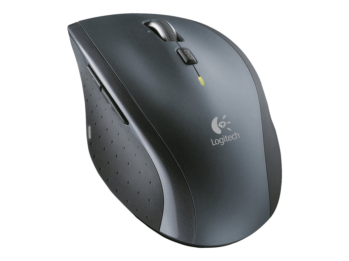 Logitech M705 - Souris - pour droitiers - laser - sans fil - 2.4 GHz - récepteur sans fil USB - gris - 910-001949 - Souris