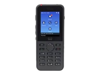 Cisco IP Phone 8821 - Extension du combiné sans fil - avec Interface Bluetooth - IEEE 802.11a/b/g/n/ac (Wi-Fi) - SIP - 6 lignes - CP-8821-K9= - Téléphones sans fil