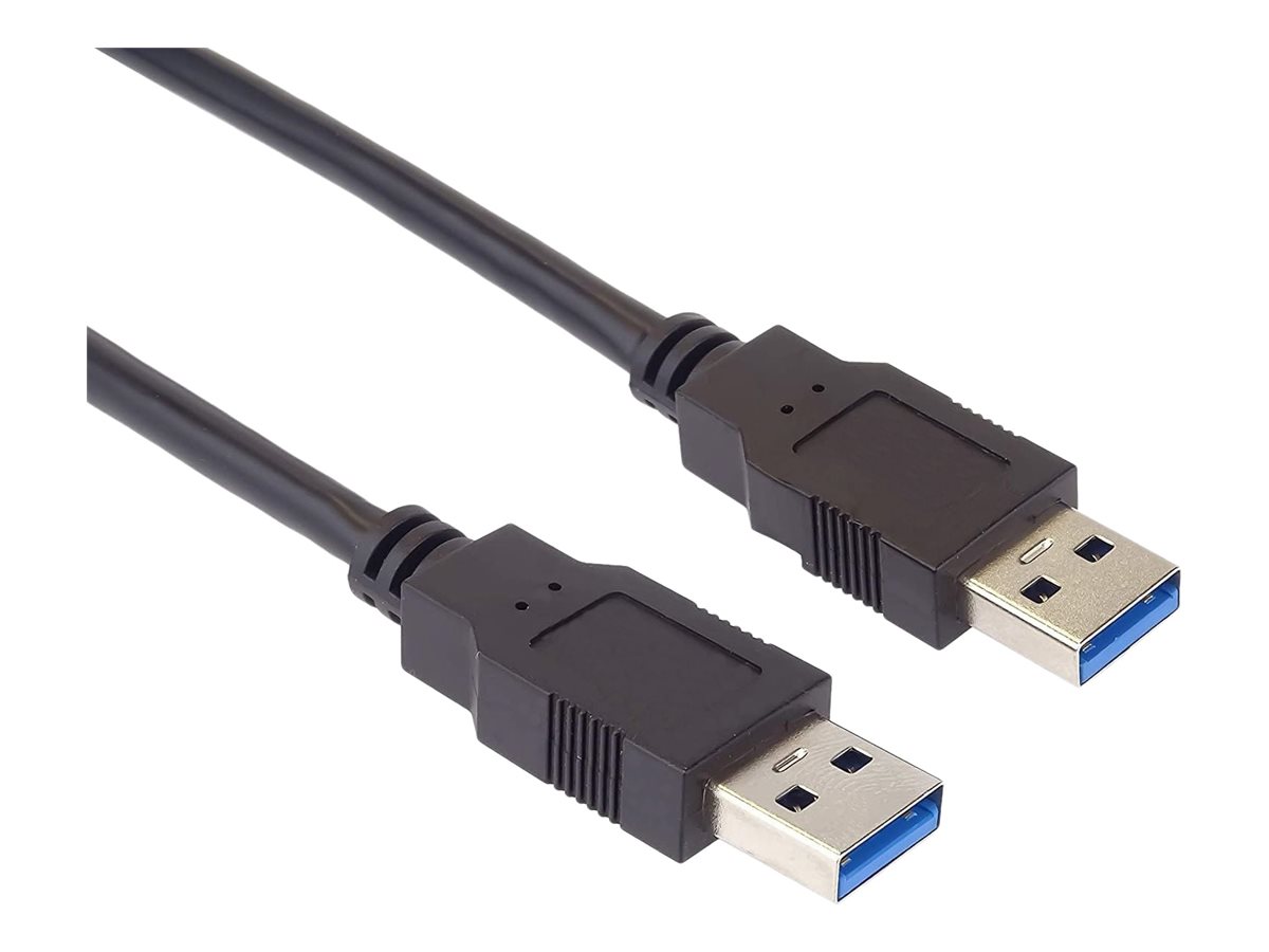 DLH - Câble USB - USB type A (M) pour USB type A (M) - 1 m - up to 5 Gbps data transfer rate - noir - DY-TU5145B - Câbles USB