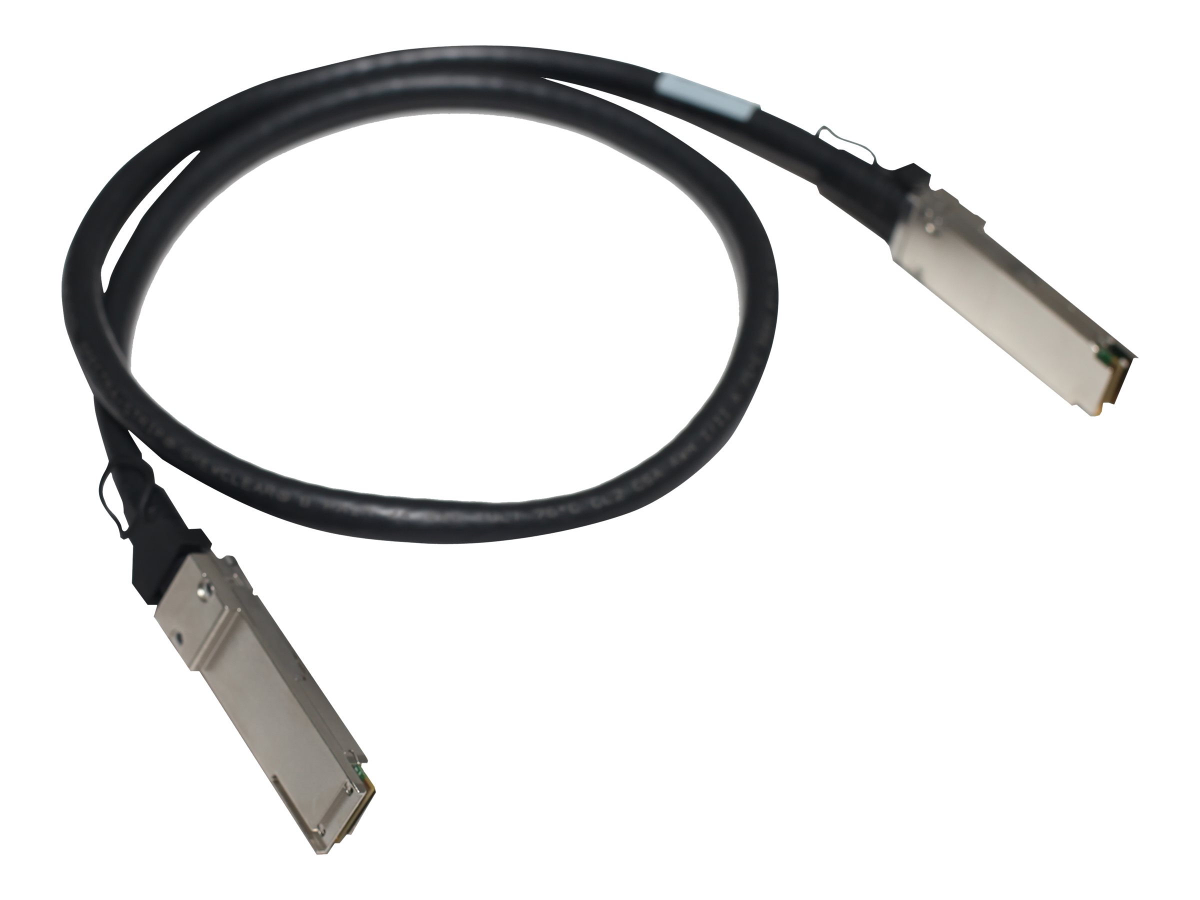 HPE Copper Cable - Câble d'attache directe 100GBase - QSFP28 (M) pour QSFP28 (M) - 3 m - SFF-8665 - pour Arista 7060; Cisco ONE Nexus 3232; FlexFabric 5950 32QSFP28; QFX Series QFX10002, QFX5200 - 845406-B21 - Câbles réseau spéciaux