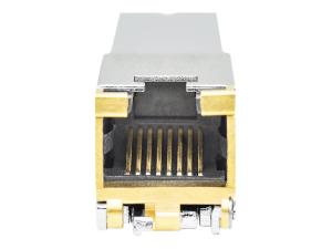 StarTech.com SFP RJ45 - 10GBase-T - Module SFP+ cuivre - 10 Gigabit - Conformes aux normes MSA - SFP 10g - 30 m - Module transmetteur SFP+ - 10GbE - 10GBase-X, 10GBase-T - RJ-45 - jusqu'à 30 m - Conformité TAA - pour P/N: PEX10GSFP - SFP10GBTST - Transmetteurs optiques