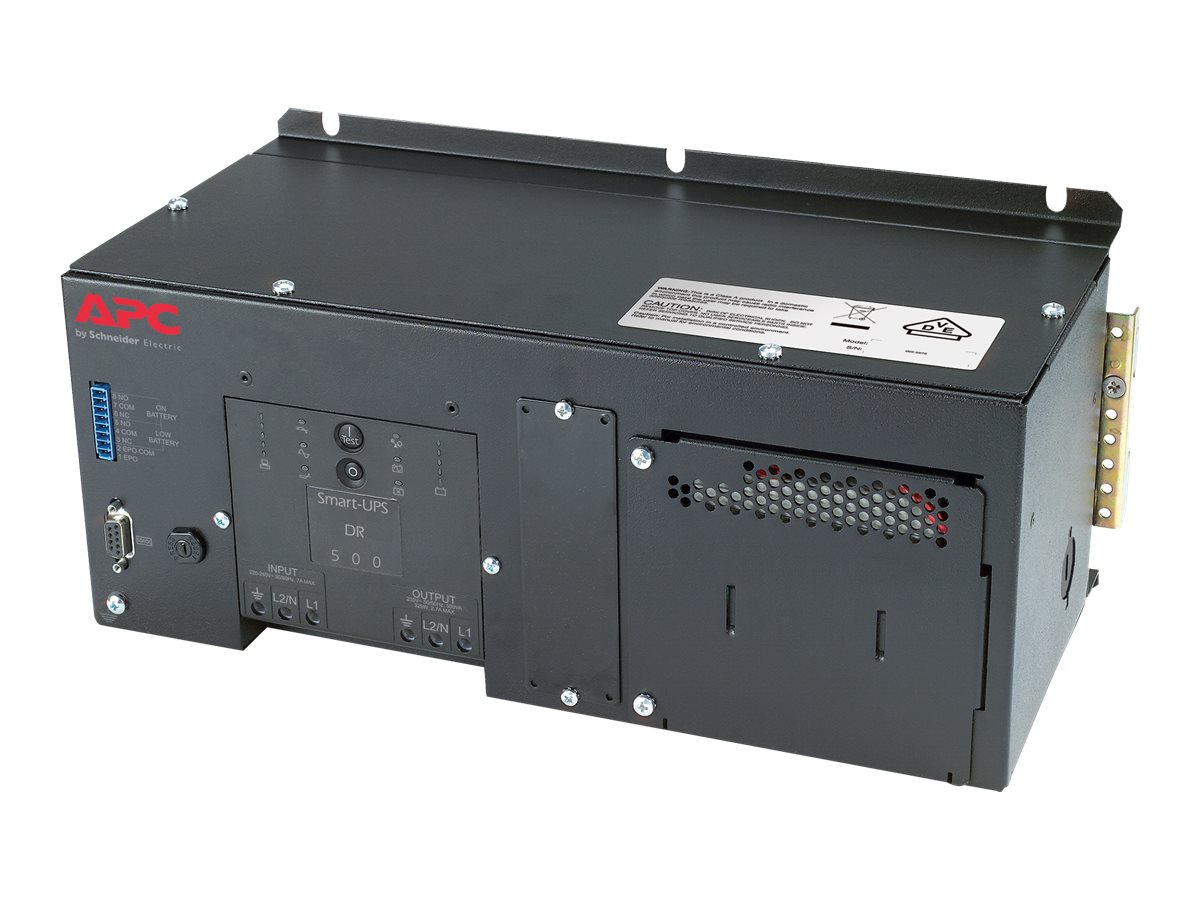 APC Industrial Panel and DIN Rail UPS with Standard Battery - Onduleur (montable sur rail DIN) - CA 220/230/240 V - 325 Watt - 500 VA - RS-232 - connecteurs de sortie : 1 - noir - SUA500PDRI-S - UPS autonomes