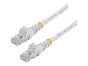 StarTech.com Câble réseau Cat5e UTP sans crochet - 50 cm Blanc - Cordon Ethernet RJ45 anti-accroc - Câble patch - Cordon de raccordement - RJ-45 (M) pour RJ-45 (M) - 50 cm - UTP - CAT 5e - sans crochet, bloqué - blanc - 45PAT50CMWH - Câbles à paire torsadée