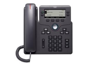 Cisco IP Phone 6841 - Téléphone VoIP - SIP, SRTP - 4 lignes - Charbon - CP-6841-3PW-CE-K9= - Téléphones filaires