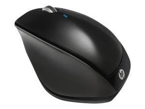 HP x4500 - Souris - laser - sans fil - noir métal - H2W26AA#ABB - Souris