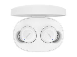 Belkin SoundForm Bolt - Écouteurs sans fil avec micro - intra-auriculaire - Bluetooth - blanc - AUC009BTWH - Écouteurs