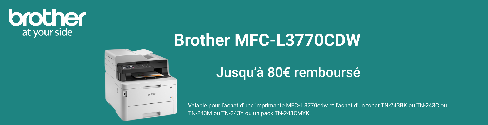 Découvrez la Brother MFC-L3770CDW
