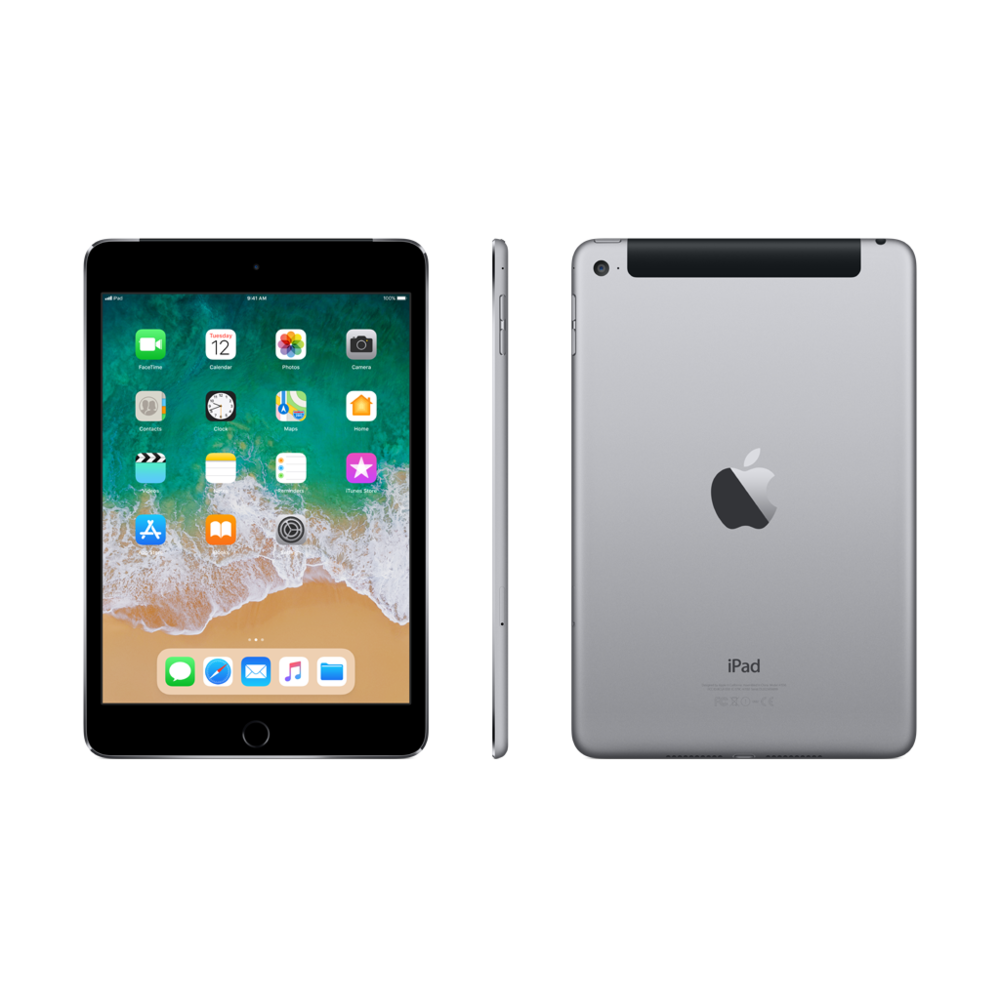 Apple iPad mini 4 (32Go) | Gris | Grade A - A328693 - AGAIN BY MPI